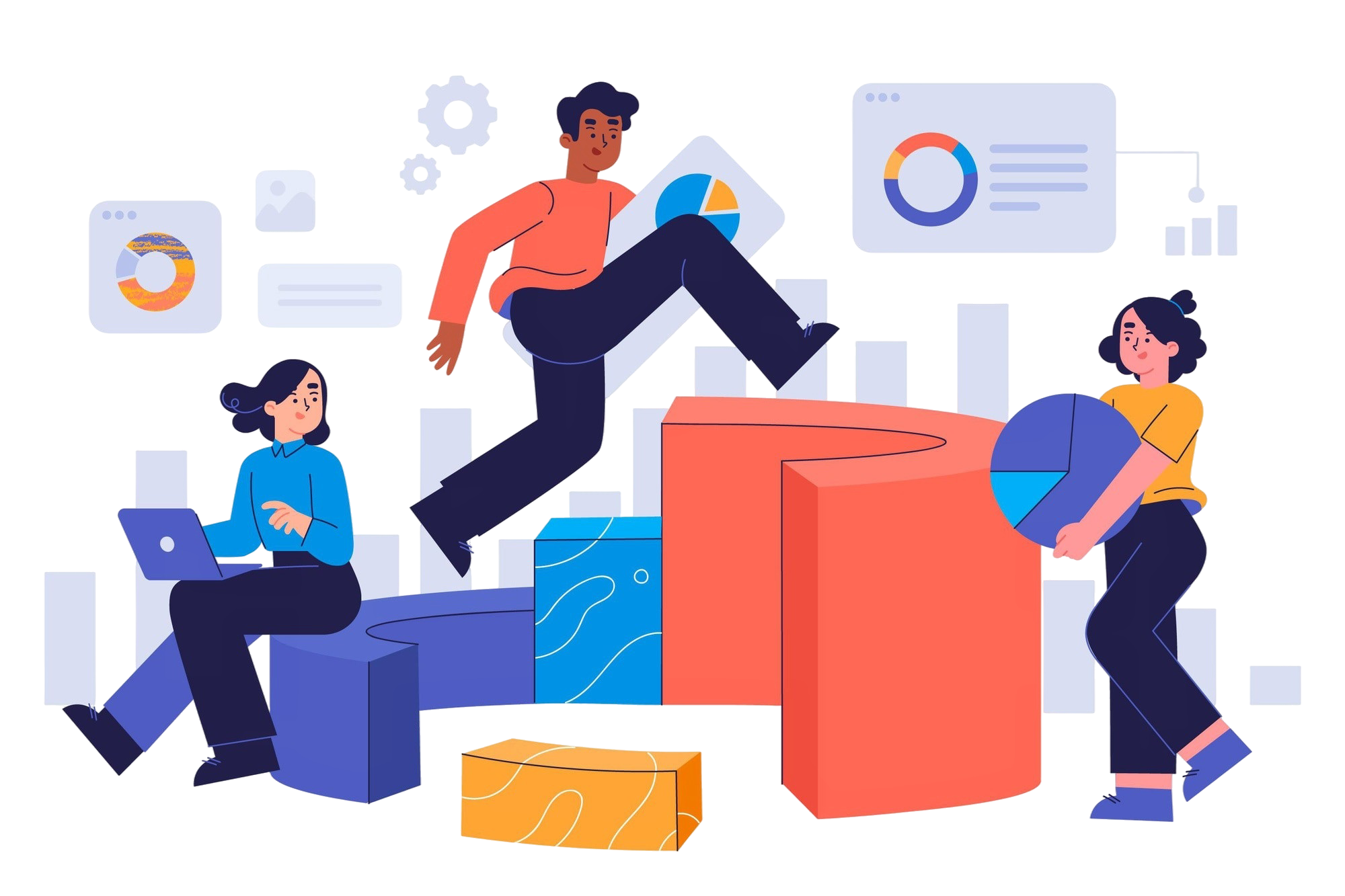 Investeringsplattform illustration
